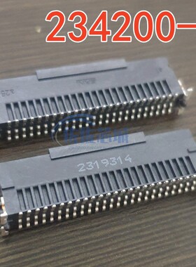 234200-E 针座连接器68POS插座2排1.27mm母形插口表贴SMD镀金