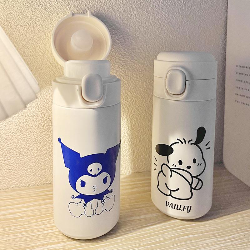 新款保温杯现货可爱卡通印花杯子办公室居家学校通用保温水杯