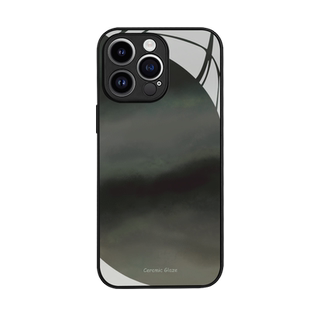 甲方适用于苹果17promax玻璃手机壳华为mate70黑色陶釉opporeno创意16pro防摔小米15pro硬壳vivo全包16简约男