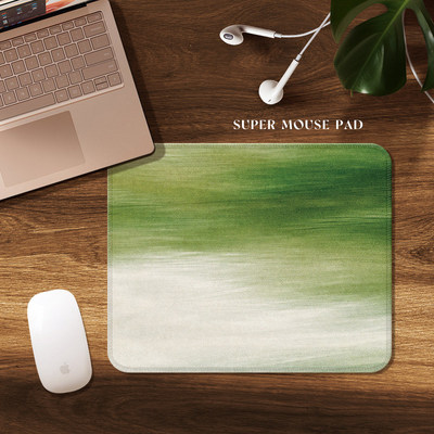 甲方春日清新绿色防滑小号鼠标垫