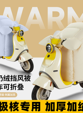 适用ZEEHO极核挡风被AE2PROAE4AE5EZ3iEZ4MO1i电动摩托车防寒新款