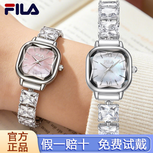 FILA斐乐女款手表只看时间优雅时尚小众轻奢考试石英表送女友6891