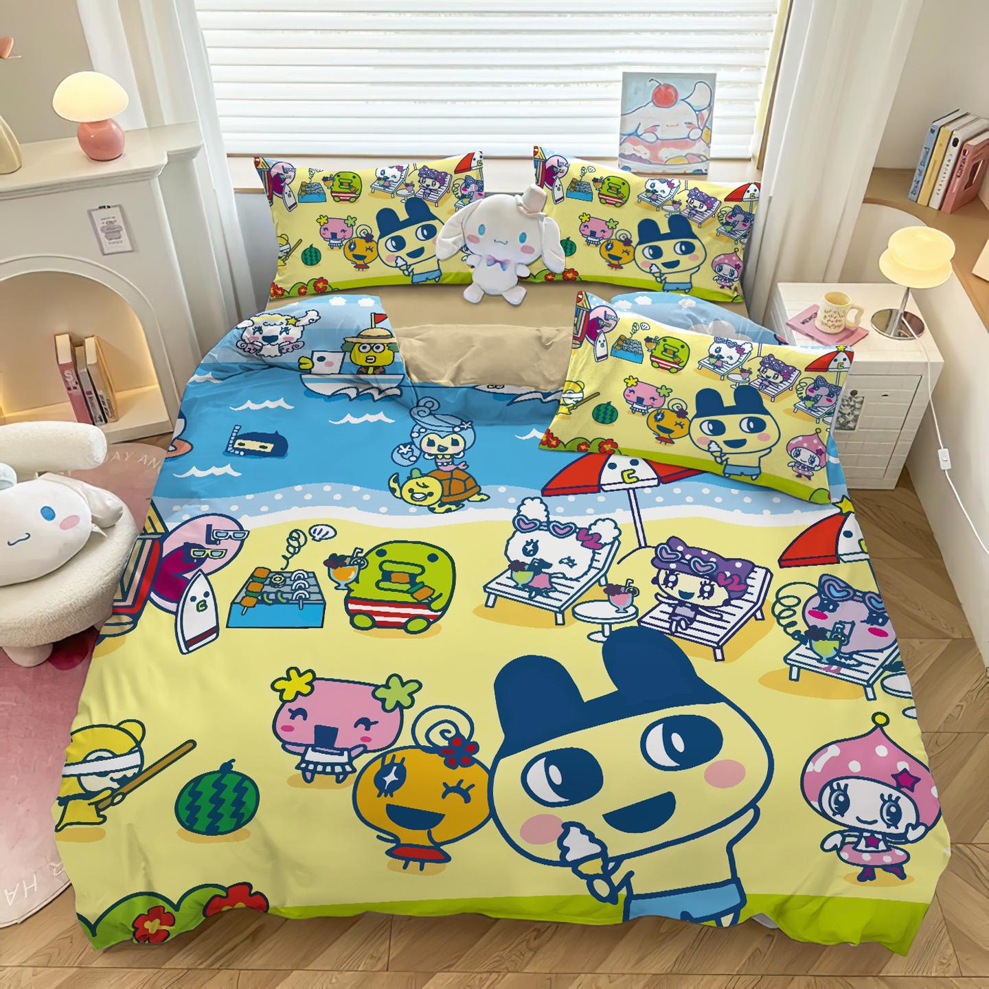 拓麻歌子麻美吉全棉四件套