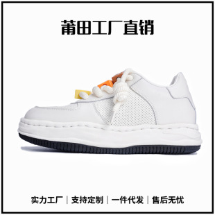 莆田鞋新款男女爆米花隐形内增高溶解小白鞋透气舒适休闲运动鞋