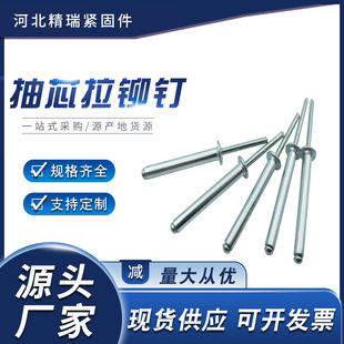 铝制抽芯铆钉开口型圆头拉铆钉铝铁拉钉 抽芯拉铆钉厂家 卯钉