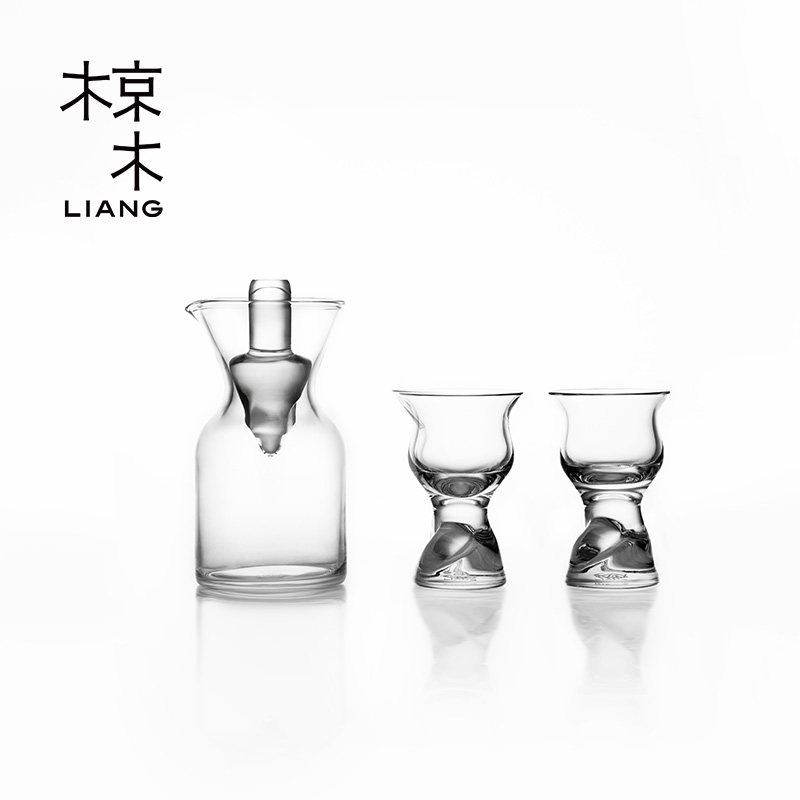 【酱香浓香】椋木流光白酒对饮品鉴水晶白酒杯套装家用醒酒器礼盒