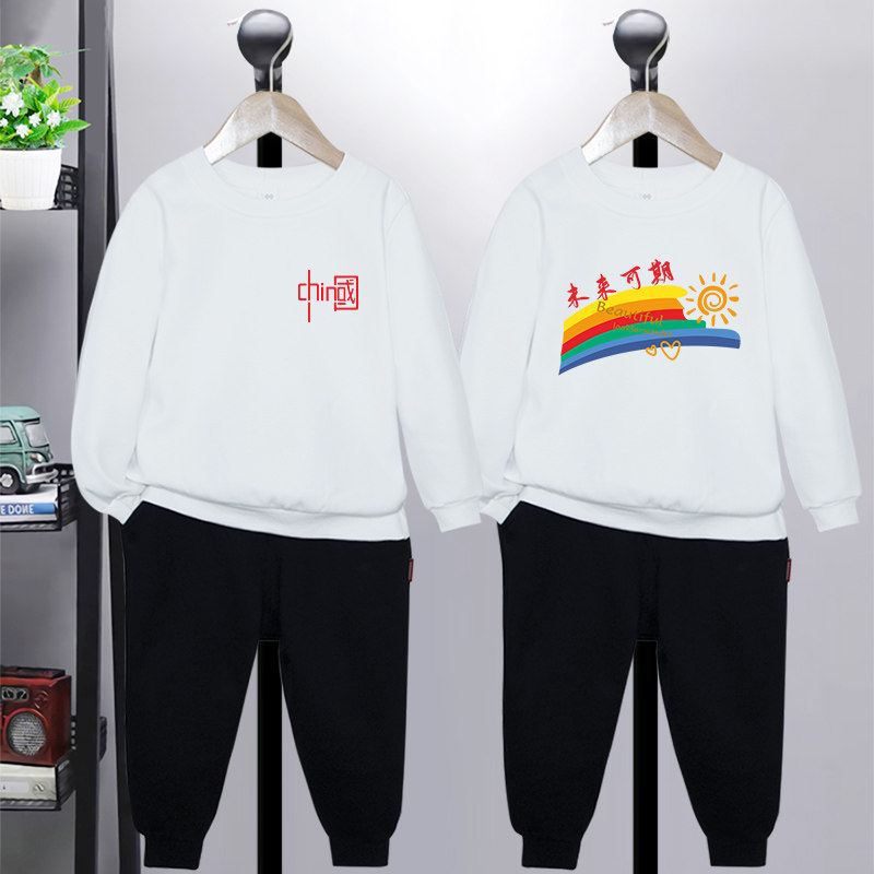 中国运动服套装儿童秋装