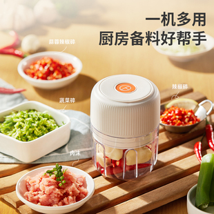 坂田釜作电动捣蒜器家用搅蒜绞辣椒迷你小型蒜泥神器蒜蓉