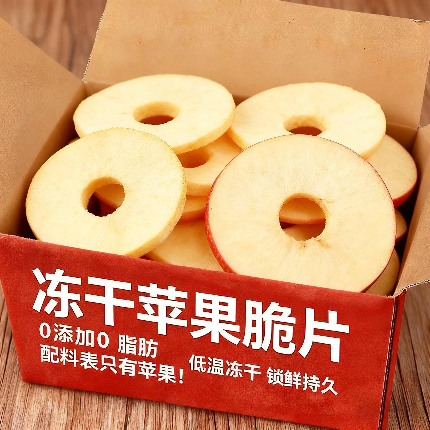 苹果干苹果片冻干苹果脆片官方旗舰店正品原味泡水泡茶休闲零食官