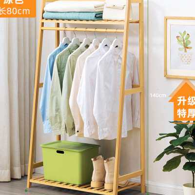木马人衣架子家用挂衣收纳儿童衣服置物多功能宿舍非实木收纳神器