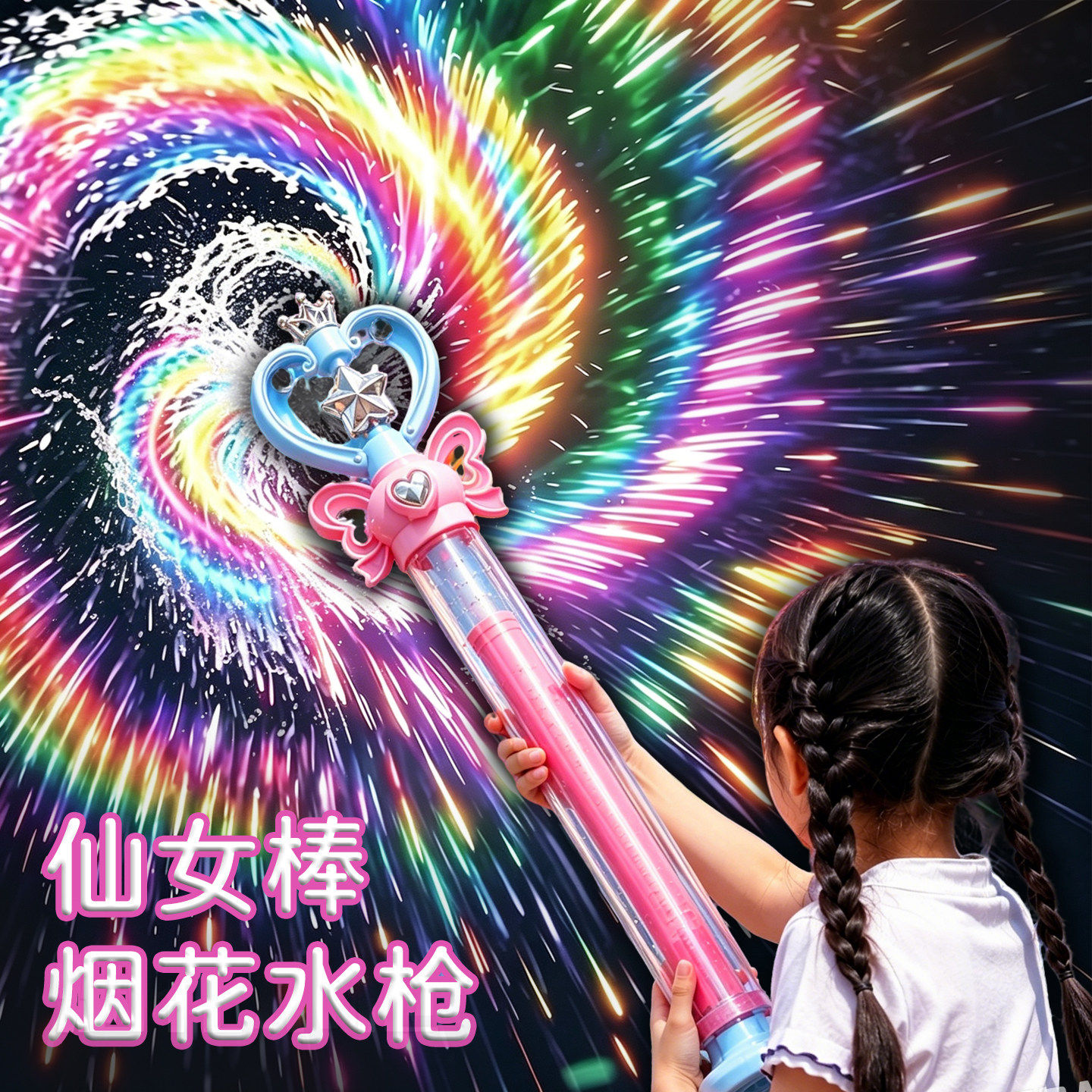 仙女魔法棒烟花水枪2026新款图片