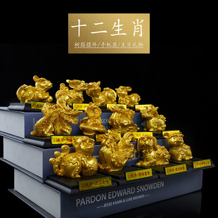 手机支架中国风创意十二生肖摆件桌面懒人平板电脑支撑架手机架座生日礼物礼品创意家居桌面装 2024新款 饰品