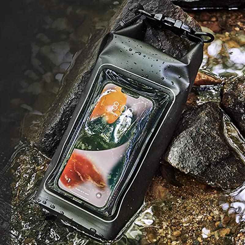 BEACH CAMPING MOBILE PHONE MOISTURE-PROOF BAG WATERPROOF BAG OUTDOOR CROSS-BODY BAG 2-IN-1 MOBILE PHONE WATERPROOF BAG BEACH SWIMMING ANTI