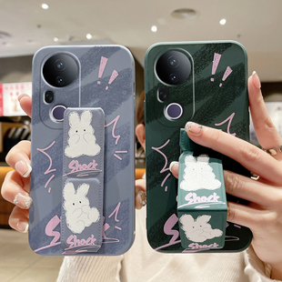 适用于vivoS50Promini手机壳s30/20Pro/19/18惊叹兔vivoS17磁吸桌面支撑架壳S16Pro支架便携推拉s15/12横竖屏