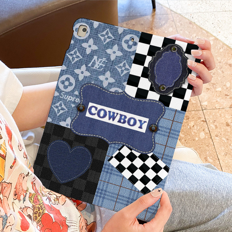 适用于华为平板m6保护套matepad11保护壳复古牛仔SE全包边m5青春版8.4防摔壳10.4寸平板2023新款air11.5硅胶