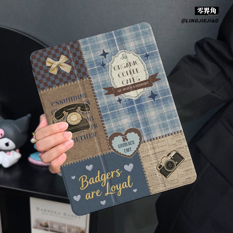 复古相机适用于华为平板matepad11保护套2025新款matepadpro保护壳10.8寸带笔槽荣耀平板7硅胶10.1全包三折软