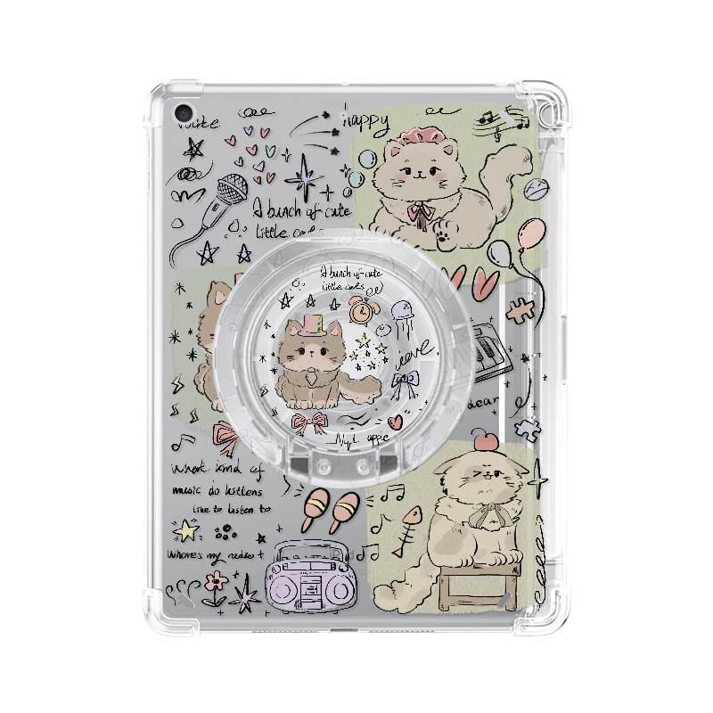 适用于ipad单底亚克力保护壳防摔