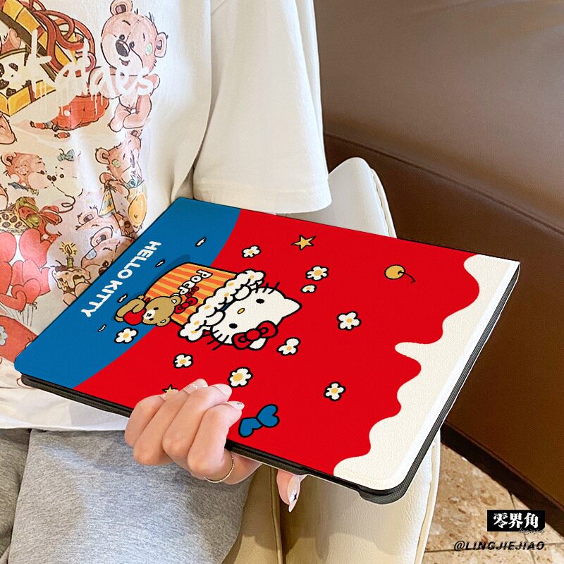 适用于华为平板matepad保护壳2025款小熊凯蒂11.5s全包10.4寸air防摔se套Pro11硅胶13.2书本m6荣耀10女v87pro