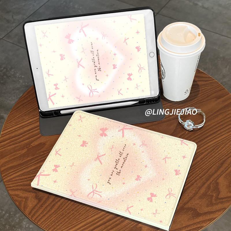 创意爱心matepad115s书本式2024新款pro适用于华为平板保护套m6全包10.8寸硅胶se防摔壳air带笔槽11荣耀v8pro