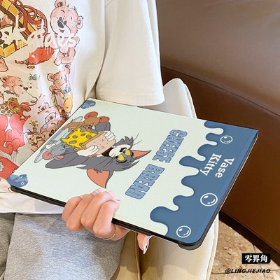 适用于华为平板matepad保护壳2025款猫咪老鼠11.5s全包10.4寸air防摔se套Pro11硅胶13.2书本m6荣耀10女v87pro