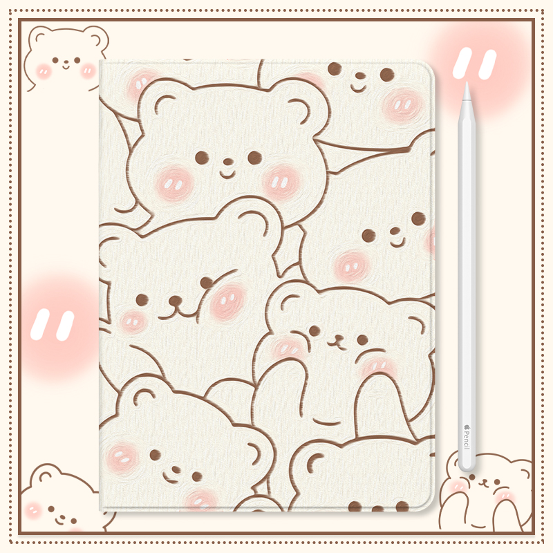 适用于ipad书本式硅胶保护套