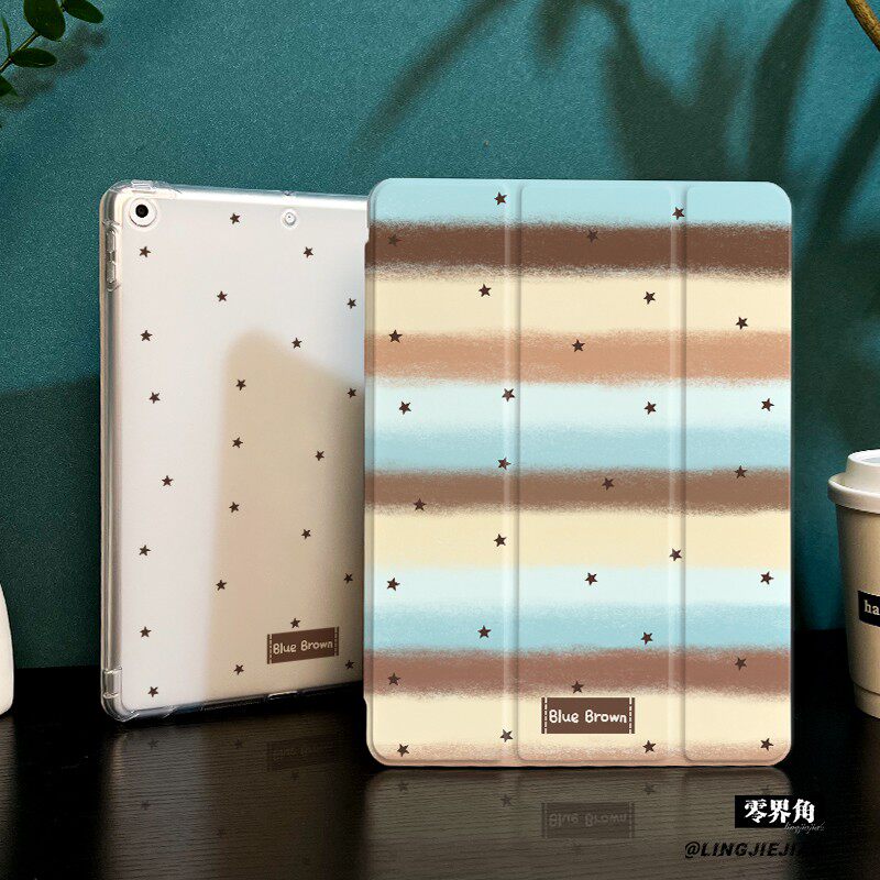 奶蓝星屿适用于ipadmini7保护壳ipad10/9平板壳11代2025苹果air8/6/5九代带笔槽13寸硅胶pro11全包mini7迷你6