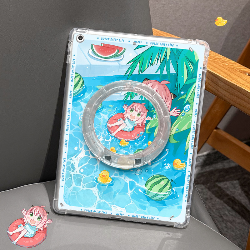 适用于ipad单底亚克力保护壳防摔