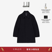 dunhill登喜路男人字纹架车外套中长款 大衣外套秋冬
