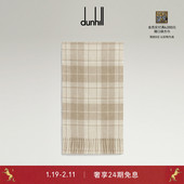 2025秋冬dunhill登喜路男士 新年礼物 羊绒格纹围巾