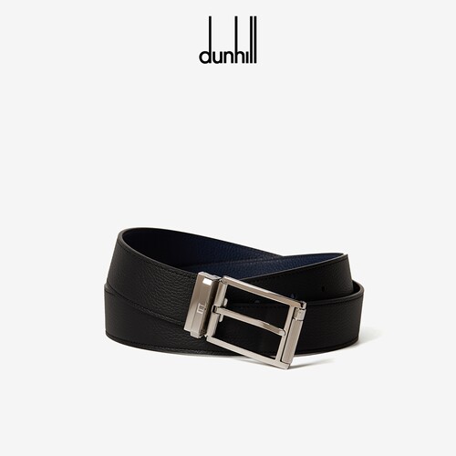 登喜路35毫米带扣粒面双面皮带