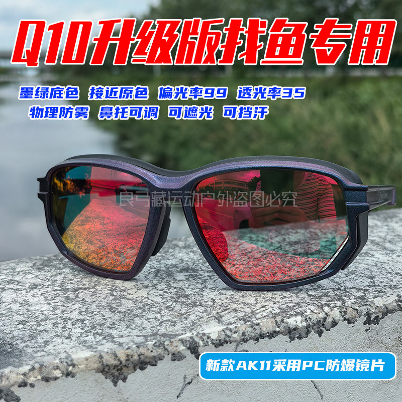 射鱼镜找鱼镜AK11偏光镜太阳镜黄