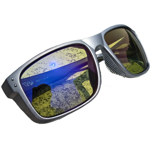 X10看鱼找鱼镜X11偏光镜太阳镜C12黄底增亮眼镜蓝膜黄底Q10眼镜