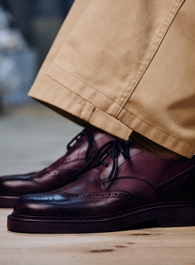 [新年礼物]JIMMY CHOO/ROWAN BROGUE DERBY 男士 德比鞋