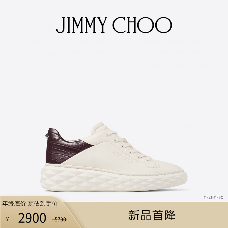 [限时折扣][白鹿同款]JIMMY CHOO/DIAMOND MAXI F女松糕底休闲鞋