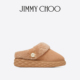新年礼物 MAXI JIMMY CHOO DIAMOND MULE F女士绒面革穆勒鞋