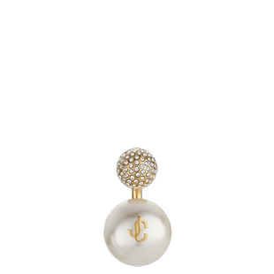 [白鹿同款]JIMMY CHOO/AURI EARRING女士珍珠水晶耳环