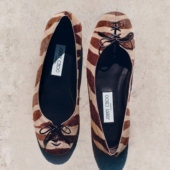 BALLERINA 女芭蕾舞平底鞋 CHOO SCARLETT 新年礼物 JIMMY