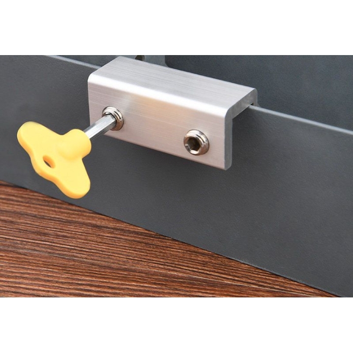 免打孔窗户锁纱窗固定限位器推拉窗开窗固定器儿童防护安全卡位器