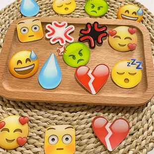 emoji表情包胸针汗滴大无语个性网红创意徽章可爱搞怪卡通DIY别针