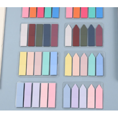 莫兰迪色便利贴ins风半透明组合pet索引贴自粘彩色箭头便签贴,居家日用,居家日用套装,淘宝优惠券,粉丝福利购,淘宝优惠卷