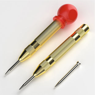 中心冲定位器自动弹簧式打眼器高硬度定位冲子破窗器定点凿子冲头