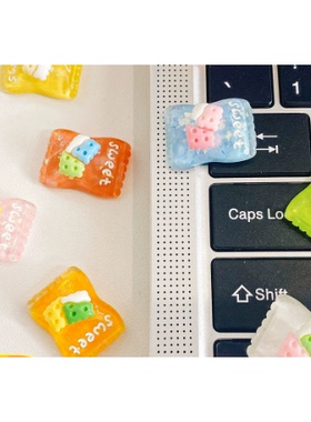 微缩仿真创意DIY配饰糖果饼干 自制奶油胶手机壳饼干糖果摆件装饰