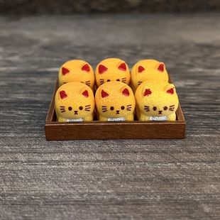 迷你摆件猫咪面包过家家摆件拍摄道具树脂摆件