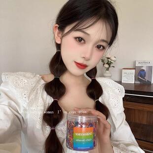 一次性发圈小皮筋儿童不伤发发绳橡皮筋高弹力皮套头绳发饰