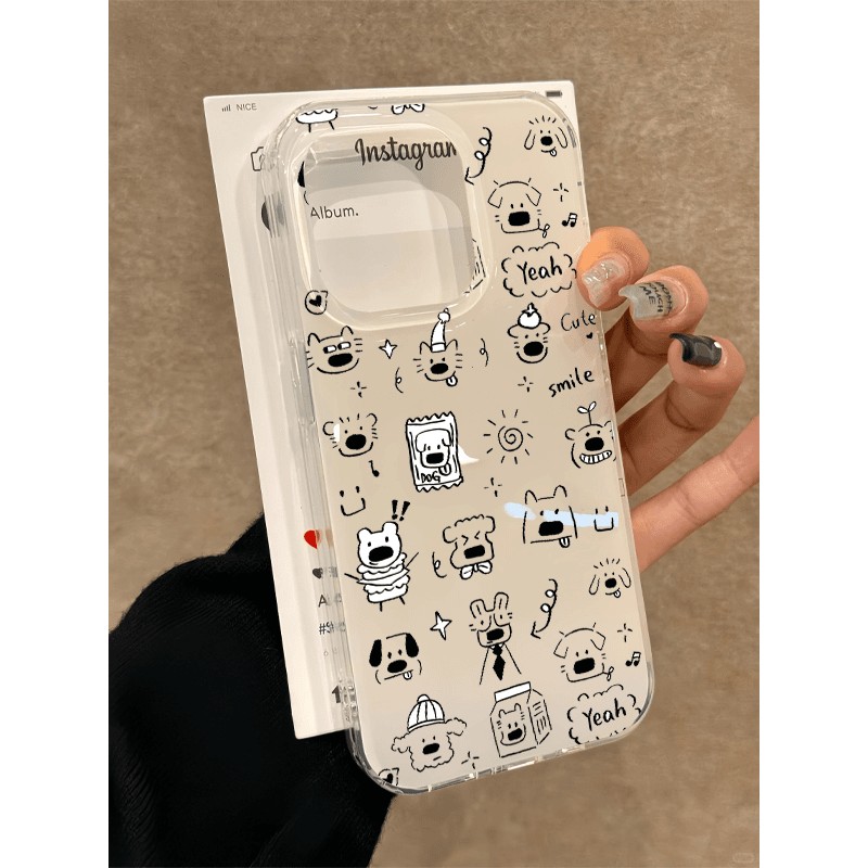 防摔 白底IMD 高颜值