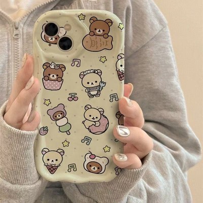 甜品轻松熊适用于IQOOz10turbo手机壳neo9/8/7/6新款iqooz5/z3情侣iqoou1软硅胶neo10pro防摔IQOO13保护套