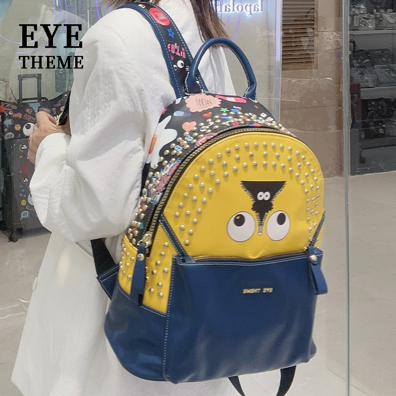 EYETHEME涂鸦印花大容量双肩