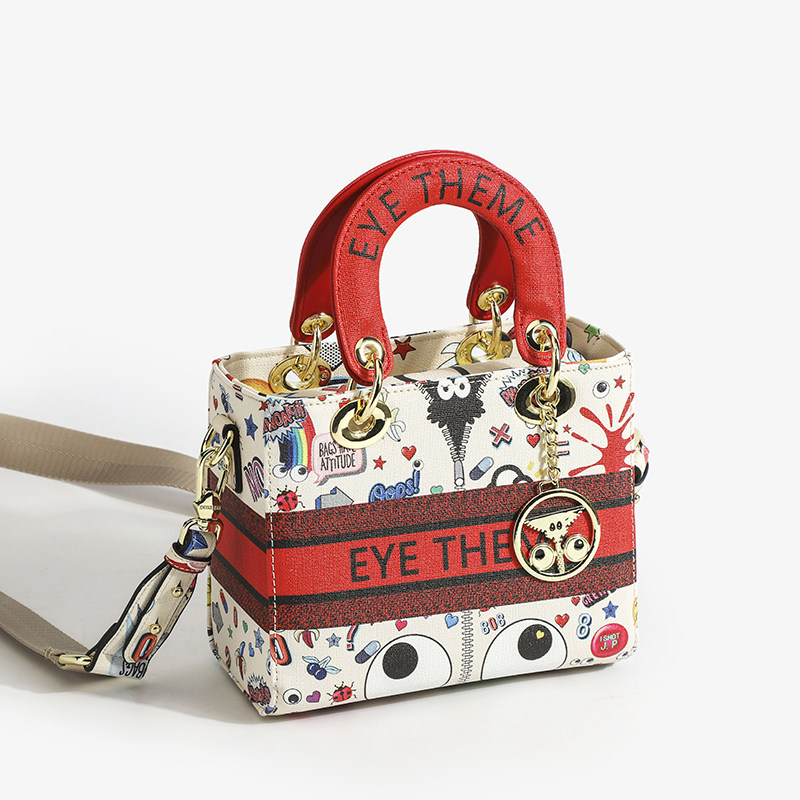 独特小众质感包包高级感法式轻奢品牌设计感单肩手提包女拼色新款