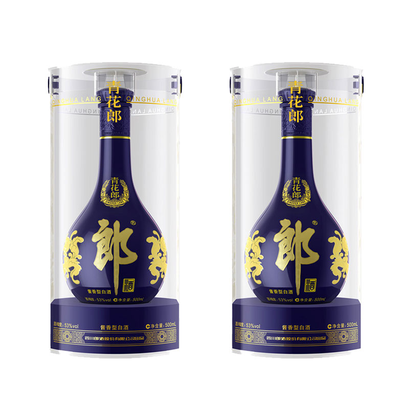 郎酒青花郎53度酱香型白酒500ml*2瓶商务庄园酱酒图片