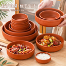 陶瓷蒸饭碗蒸菜碗钵仔饭碗土陶碗蒸蛋碗土陶紫砂钵头浏阳小碗菜馆